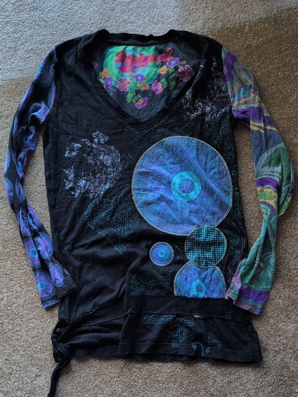 Desigual Colorful Long sleeve top